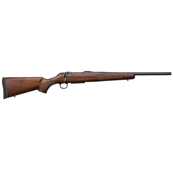 CZ-USA 600 Plus American .243 Win 5rd 20" Bbl 9/16x24 Drilled &amp; Tapped Walnut Stock Rifle 07718