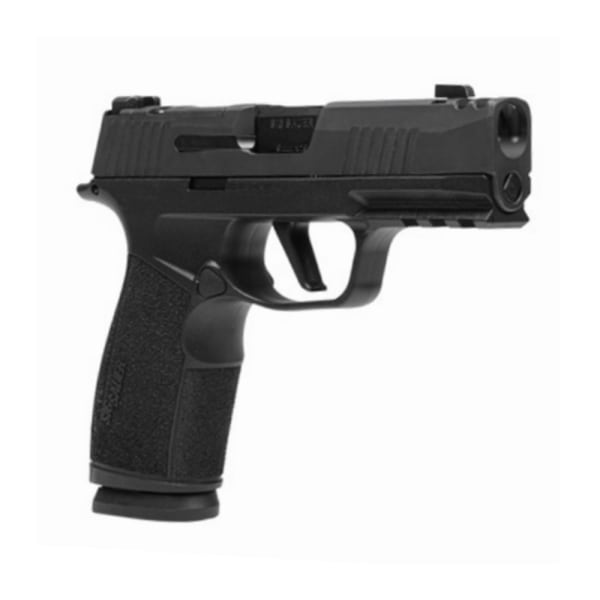 Sig Sauer P365 X-MACRO 9mm 3.1" Bbl OR X-Ray 3 Polymer Grip Manual Safety Black Pistol w/(2) 17rd Mags &amp; Compensator 365XCA-9-COMP-MS