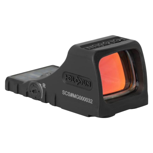 Holosun SCS-MOS Multi-Reticle 32MOA Green Circle &amp; 2MOA Dot MOS Pistol Cut Solar-Charging Reflex Sight SCS-M-GR