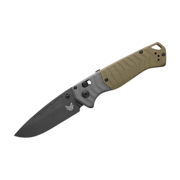 Benchmade PSK AXIS Drop-Point Magnacut Gray Olive Drab Green G10 Knife 593BK