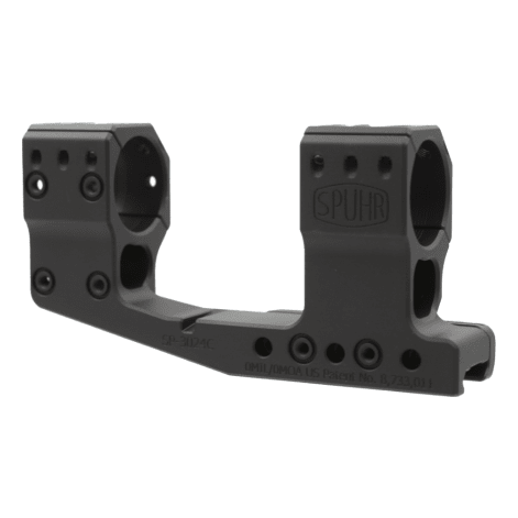 Spuhr Steel Side Clamp Picatinny Cantilever Scope Mount 30mm H48mm/1.89" 0MIL/0MOA PIC Gen3 SP-3024CM