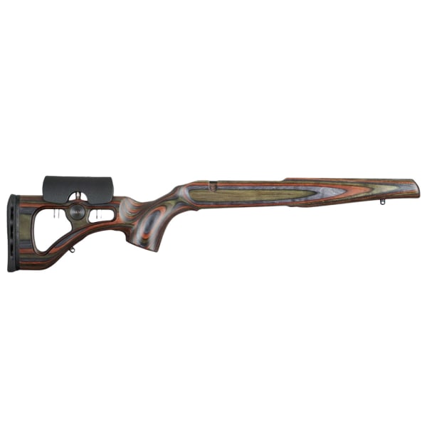 GRS Riflestocks Lightweight Classic Browning X-bolt 72.5mmLength Adjustable LOP and Cheekpiece 40mm-Wide Forend w/Limbsaver Green Mountain Camo 106268