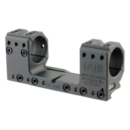 Spuhr Steel Side Clamp Picatinny Scope Mount 30mm H30mm/1.181" 6MIL/20MOA PIC SP-3601M