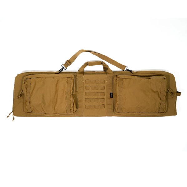 Armageddon Gear MRAD/ASR Drag Case Coyote Brown w/ Removable Back Pack Harness, Extra Pockets, 1000 Denier Cordura AG0644-CB