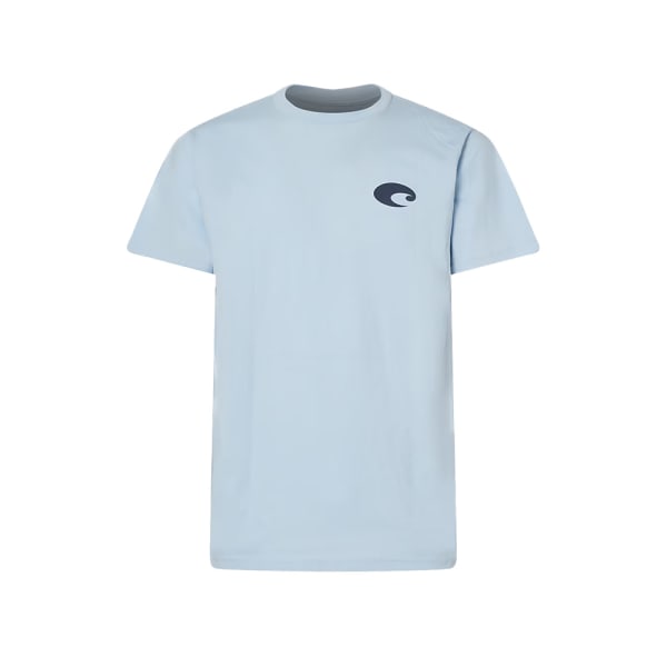 Costa Del Mar Lifestyle Species Shield T-Shirt Mens Light Blue FQA400025-615