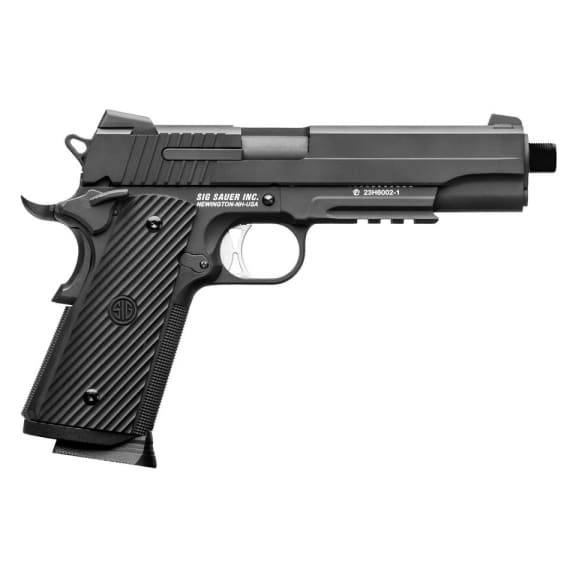 Sig Sauer 1911 TacOps 4.5mm 12gr CO2 Black Airgun AIR-1911TAC-BB