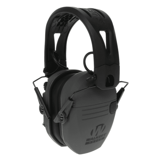 Walker's Razor Tacti-Grip Muff Battleship Grey Electronic Ear Ear Muffs GWP-RSEMRH-BGY