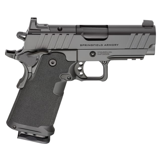 Springfield Armory 1911 DS Prodigy 9mm 3.5" Bbl Black Handgun w/ AOS Plate, 2x18rd Mags PH9114AOS