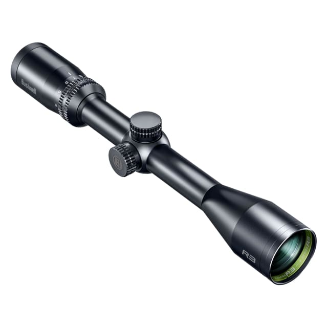 Bushnell 4-12x40 R3 Rimfire Black Riflescope DZ22 Reticle EXO Protective Barrier Hang R3-41240S4
