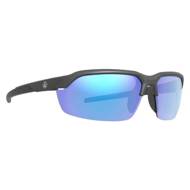 Leupold Tracer Matte Black Performance Eyewear w/Blue Mirror Lenses 186754