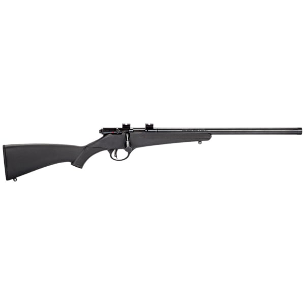 Savage Arms Rascal F-SR Single Shot Rimfire .22 LR 16.25" Heavy Bbl 1rd Synth AccuTrigger Black/Black RH Full Bolt Action Rifle 13809