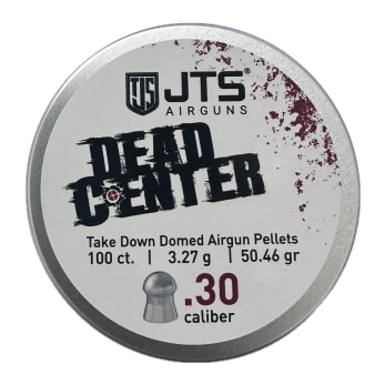 JTS Dead Center Precision .30 Cal 3.25g (50.15gr) Domed Pellets (100 ct) Bulk Package JAC134
