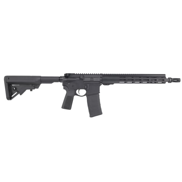Sons of Liberty Gun Works M4-EXO3 5.56mm 14.5" Bbl Mid Gas EXO3 Rail P&amp;W HUXWRX Mount Black Complete Fighting Rifle M4-EXO3-556-145-HUX-RIFLE-A-BLK