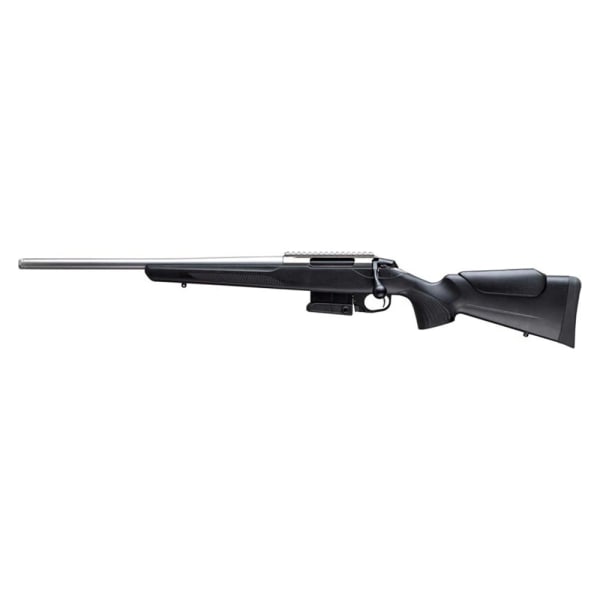 Tikka T3X Ctr Stainless Steel 6.5 Creedmoor NS 24 BBL 1:1/8 5/8x24 TPI LH 10RD Synth FIX CHK / Black J04027