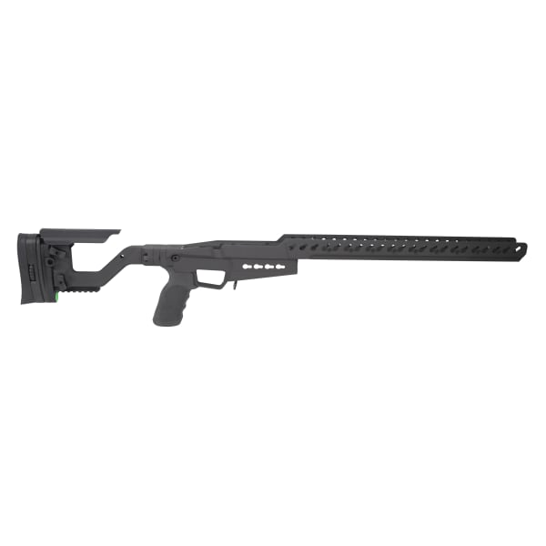Accuracy International AT-X AICS Tikka T3 Black Keyslot Folding Stock 29828FO-BL