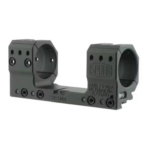 Spuhr Steel Side Clamp Picatinny Scope Mount 35mm H30mm/1.181" 0MIL/0MOA PIC SP-5001M