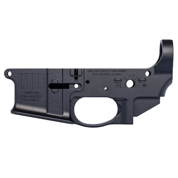 Sons of Liberty Gun Works Broadsword ER Ambi Parts Stripped Lower Receiver L-BroadswordER-A-BLK