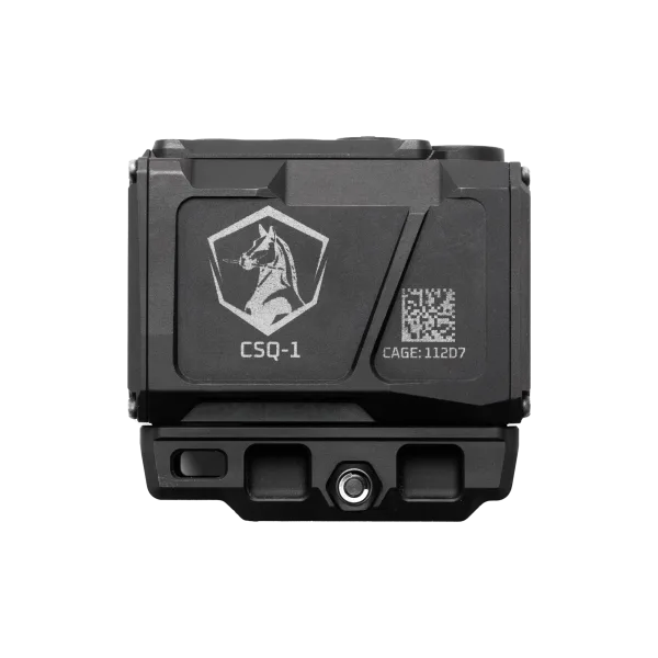 Colt Optics CSQ-1 0.43 MRAD (1.5 MOA) Dot and 19.8 MRAD (68 MOA) Circle 1913 Rifle Rail Mount Black Square Red Dot Sight R105-101