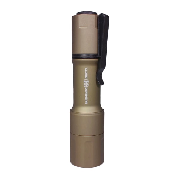 Cloud Defensive MCH High Candela 5 Mode Programmable Output Pocket Clip Flat Dark Earth Light CD2007-3-HC-DF-P-650-FDE