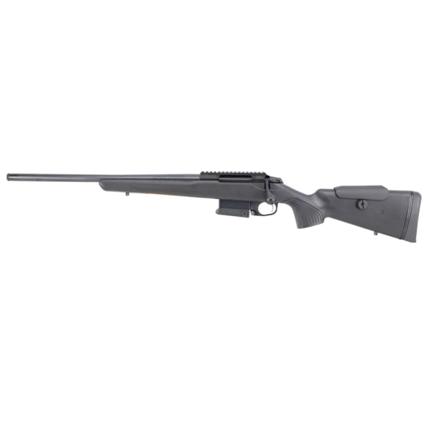 Tikka T3X Ctr Matte Blued Steel 223 REM NS 20 BBL 1:1/8 5/8x24 TPI LH 10RD Synth ADJ CHK / Black J03156
