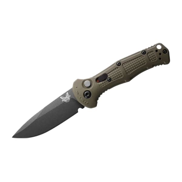 Benchmade Mini Claymore Auto Drop-Point Ranger Green Grivory Knife 9570BK-1