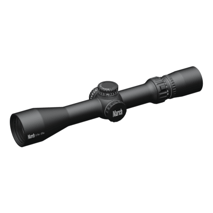 March Compact 2.5-25x42 Di-plex Reticle 1/4MOA Riflescope D25V42