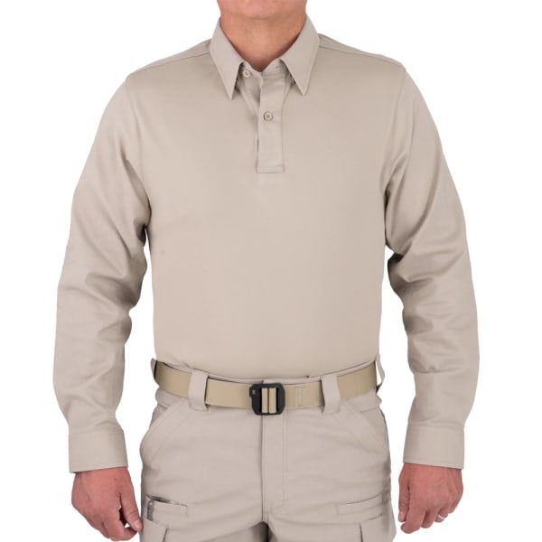 First Tactical Men's V2 Pro Performance Short Sleeve Shirt Silver Tan 112012-065