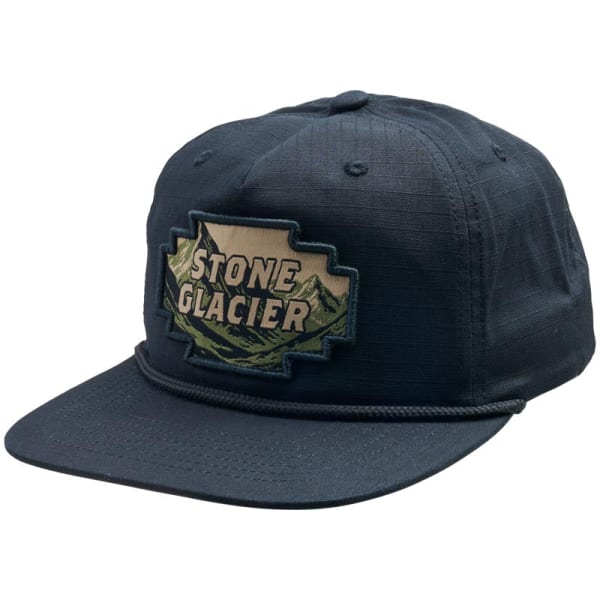 Stone Glacier SG Basin Patch 5-Panel Hat Black OSFM 60247-BK-OSFM