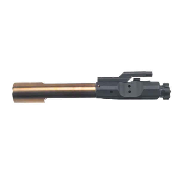 Q, LLC. Honey Badger Stainless Steel/Black Nitride SCAR-Cut Two-Piece Bolt Carrier Group ACC-HB-BCG-2PC-MP-UP