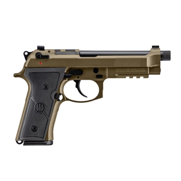 Beretta M9A4 Overlanding 9x19mm 5.1" Threaded Bbl SA/DA Nomad Bronze Pistol w/(2)15rd Mags JS92M9A4GBRZ15