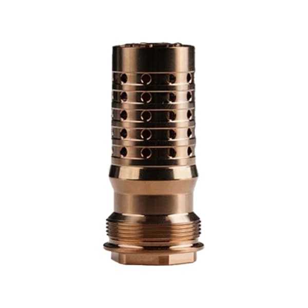 Q, LLC. Cherry Bomb Rear End XL 5/8x24 Fast Attach Muzzle Brake Tapered Mount for 8.6 BLK Fits 90 Degree Shoulder RE-CBXL-5/8X24