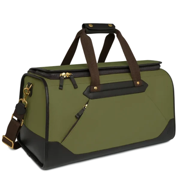 Beretta Terrain Evo Weekend Duffle Bag, Otter w/Zipperd Pocket &amp; Brass Hardware BS782T25210836UNI
