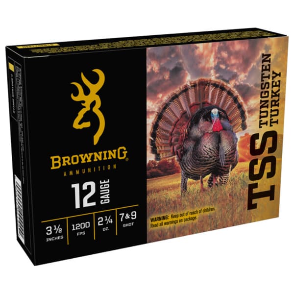 Winchester 12ga 3-1/2" #7&amp;9 TSS Tungsten Turkey 2-1/4oz Case of 50 Shells B193921240-CASE