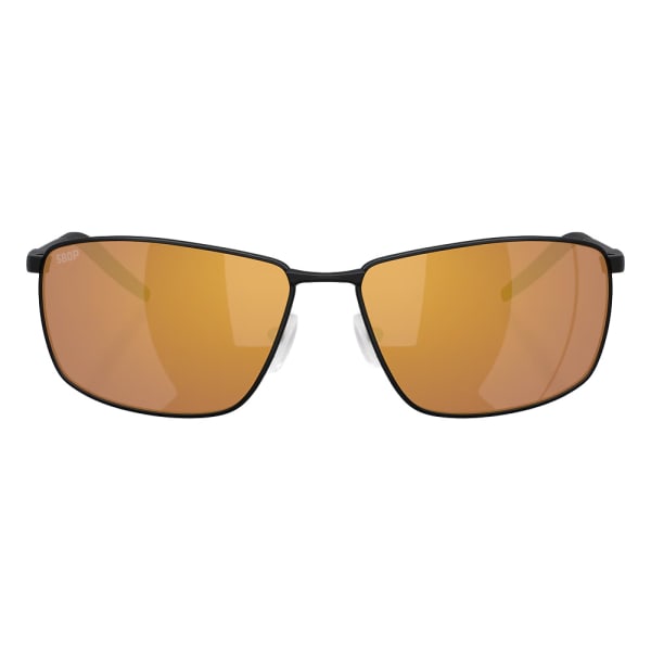 Costa Del Mar Turret Satin Black Frame Gold Mirror 580P Lens  06S6009-60091063