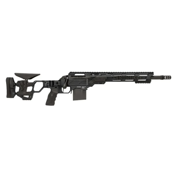 Cadex Defense CDX-SS SEVEN S.T.A.R.S. COVERT 6.5CM, 16.5" Bartlein Barrel, 1:8 Twist, 5/8"-24 TPI, MX2-ST Muzzle Brake, Pro Foldable Stock, 20 MOA Top Rail, Mag Type DSSF 3.055" 10rd, DX2 Trigger, Tactical (A) Knob, Black