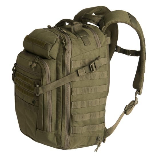 First Tactical Specialst 1 Day 36L OD Green Backpack w/ Shovel Backboard &amp; YKK Zippers 180005-830-1SZ