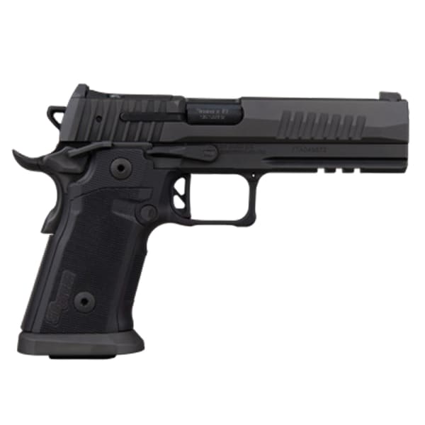 Sig Sauer P211 GT5 CA Compliant 9mm 5" Bull Bbl SAO X-Ray 3 SIG-LOC PRO Optic Ready G10 Alloy Grip Magwell Black Pistol w/(3) 10rd Mags 211F-9-GT5-CA