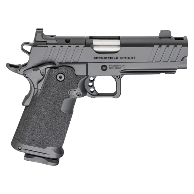 Springfield Armory 1911 DS Prodigy 9mm 4.25"Bbl Black Handgun w/AOS Plate, U-Notch Tritium Sights,Integrated Comp, 1x17rd &amp; 1x20rd Mags PH9117AOS-COMP
