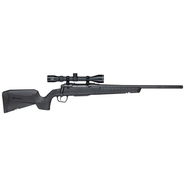 Savage Arms G4 Axis XP Compact .243 WIN 1:9.25" 5/8x24 20" Heavy Sporter Bbl Carbon Steel/Synth Matte BLK Rifle w/3-9x40 Scope 33098