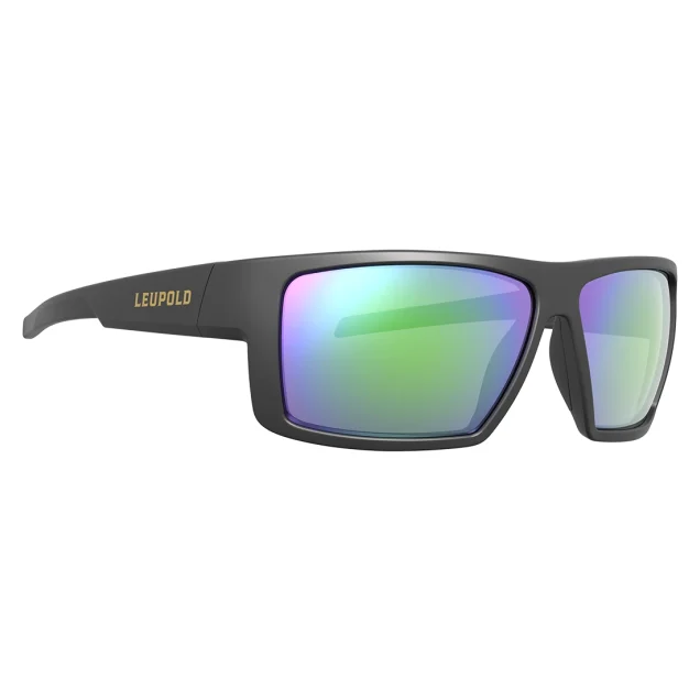 Leupold Switchback Matte Black, Emerald Mirror Lens Performance Eyewear 179093