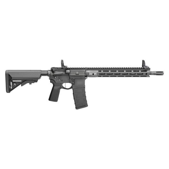 Springfield Armory Saint Victor 5.56 NATO 14" Bbl Black Rifle w/ B5 Stock, Flip-Up Sights, P&amp;W Barrel, 1x30rd Mag STV914556B-V2-B5