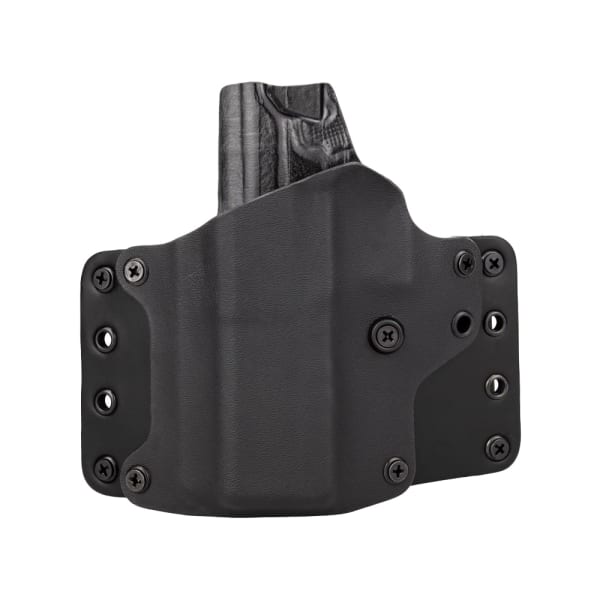 Kimber 2K11 PRO OWB Leather Wing BPT Kydex/Leather Holster LH Black, Optic Compatible 4200704