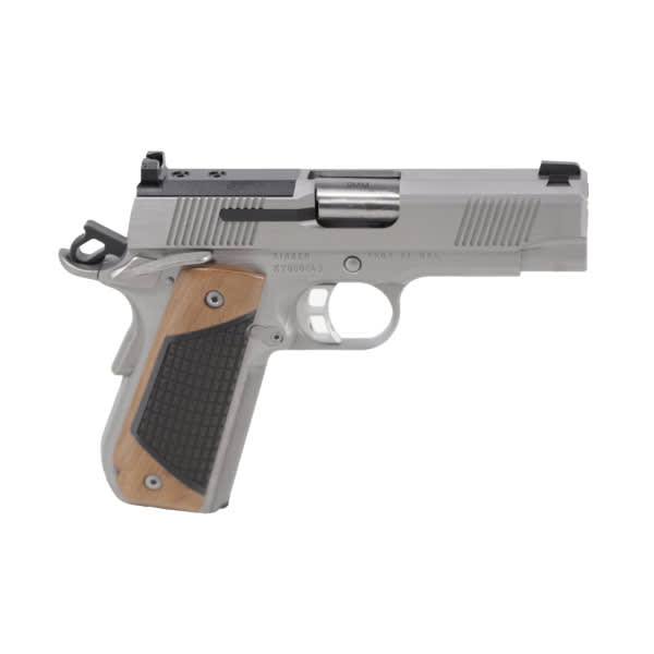 Kimber 1911 Next Generation Pro Stainless Steel OR .45 ACP 4" Bull Bbl w/ Black Walnut Grips RMR Plate GT Performance Trigger 2x7rd Magazines 3500406
