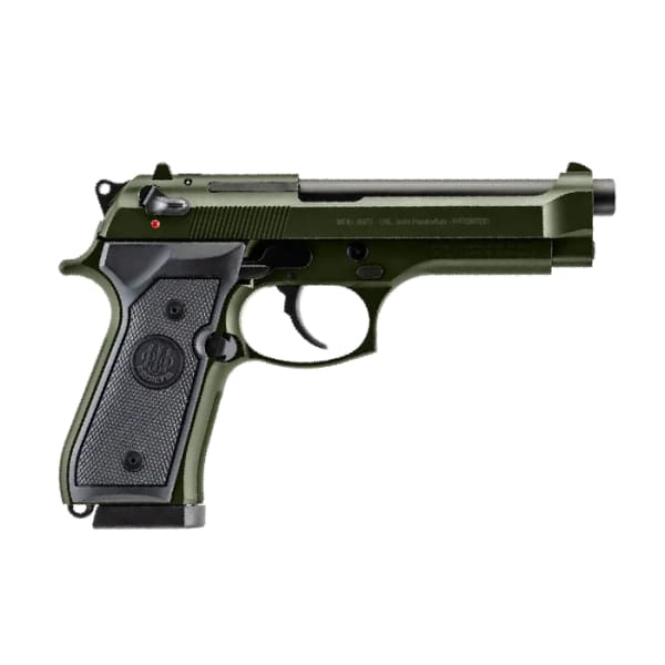 Beretta 92FS OD Green 10rd OD Green 9x19mm 5.1" Bbl SA/DA Pistol w/2 10 Mags J92F300GR10