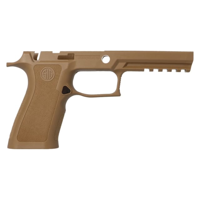 Sig Sauer P320 X-Series 9/40/357 Full Manual Safety Medium Coyote Pistol Grip Module Assembly 8901481