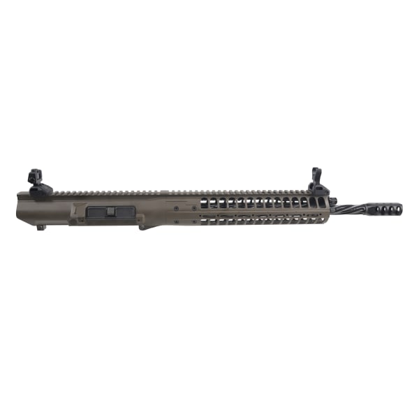 LWRC REPR MKII 7.62mm NATO 16.1" 1:10" 5/8x24 Spiral Fluted Bbl Patriot Brown CA Compliant Complete Upper Receiver REPRMKIIU7PBCF16SC