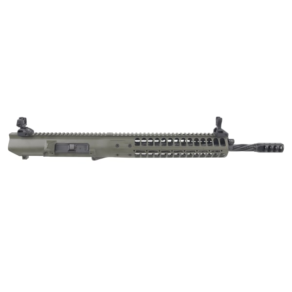 LWRC REPR MKII 7.62mm NATO 16.1" 1:10" 5/8x24 Spiral Fluted Bbl OD Green CA Compliant Complete Upper Receiver REPRMKIIU7ODGF16SC