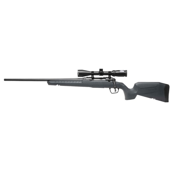 Savage Arms G4 Axis 2 XP Gray LH .350 LEG 1:16" 5/8x24 18" Heavy Sporter Bbl Carbon Steel/Synth Matte BLK Rifle w/3-9x40 BDC Scope 33202