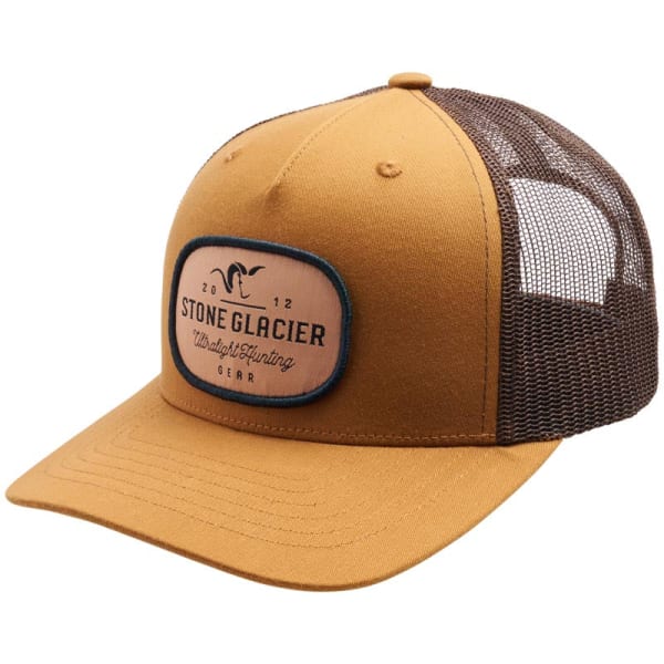 Stone Glacier SG Ultrlight Patch Trucker Hat Fieldstone OSFM 60243-FS-OSFM