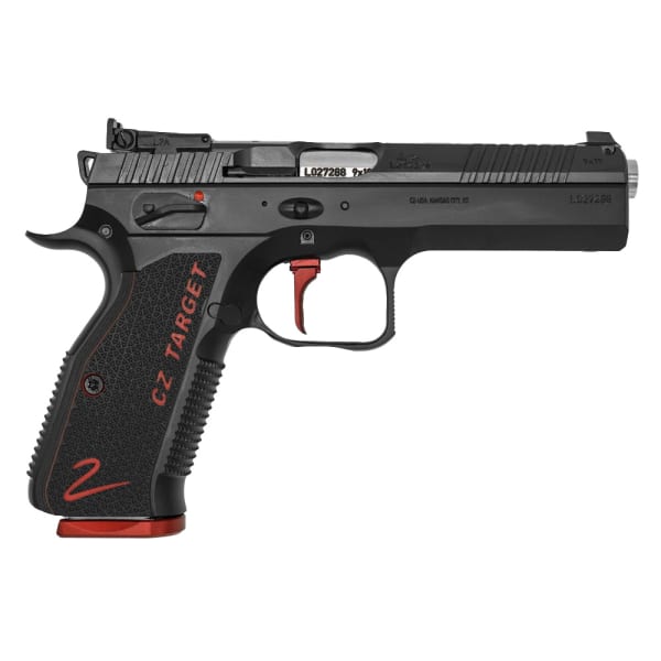 CZ-USA Shadow 2 Target 9mm 5" Bbl Steel Frame Black Pistol w/ (1)x17rd Magazine, Nitride Slide, Adjustable Sights 91246